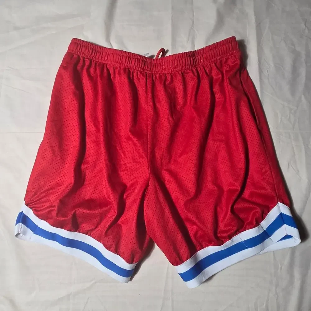 Looney Tunes Team USA Bugs Bunny Olympic Mesh Basketball Shorts Red Mens Large L